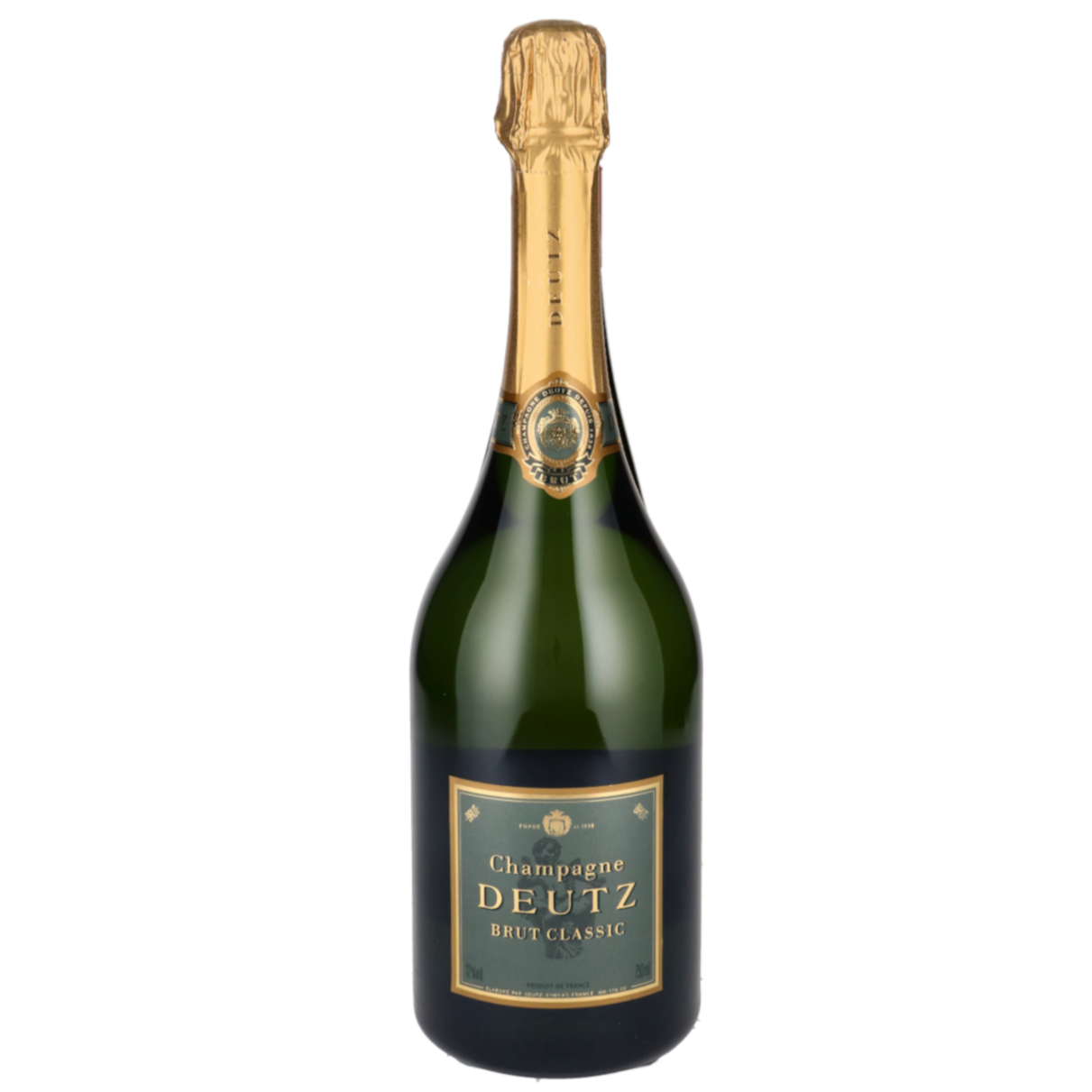 Champagner Deutz Brut Classic 0,75l Flasche Kork & Kante