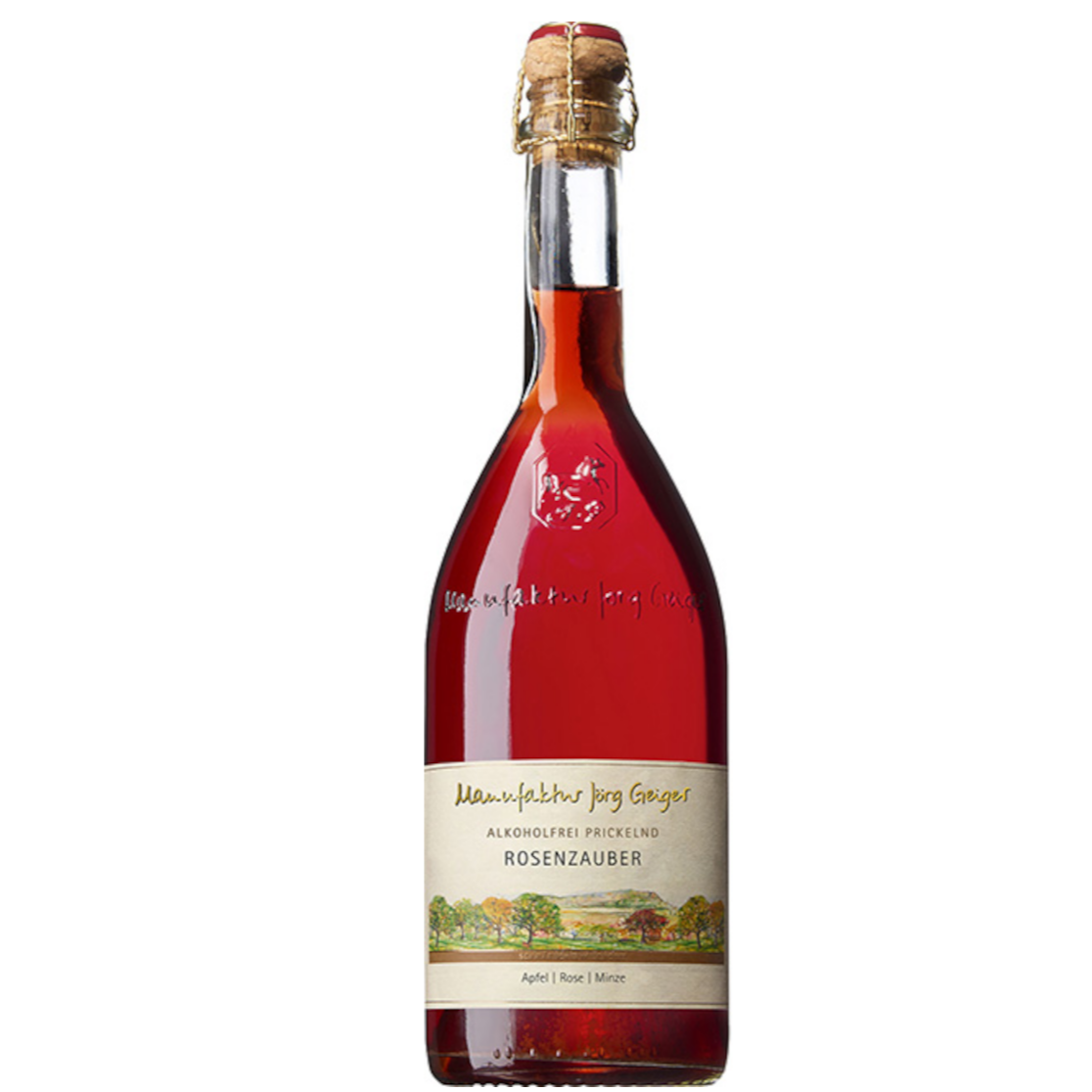 Rosenzauber Manufaktur Jörg Geiger alkoholfreies Schaumgetränk 0,75l