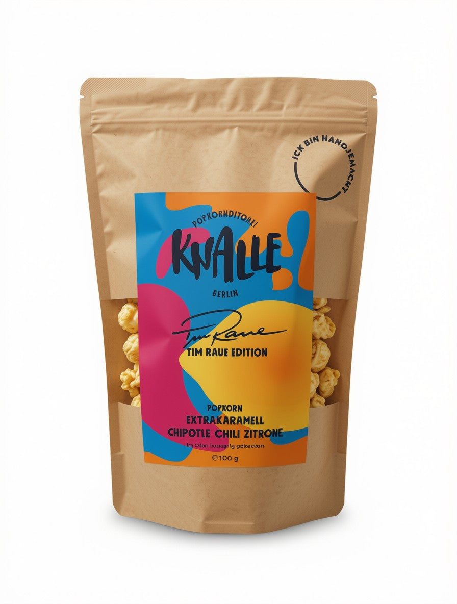 Knalle Popkorn Extrakaramell Chipolte Chili Zitrone