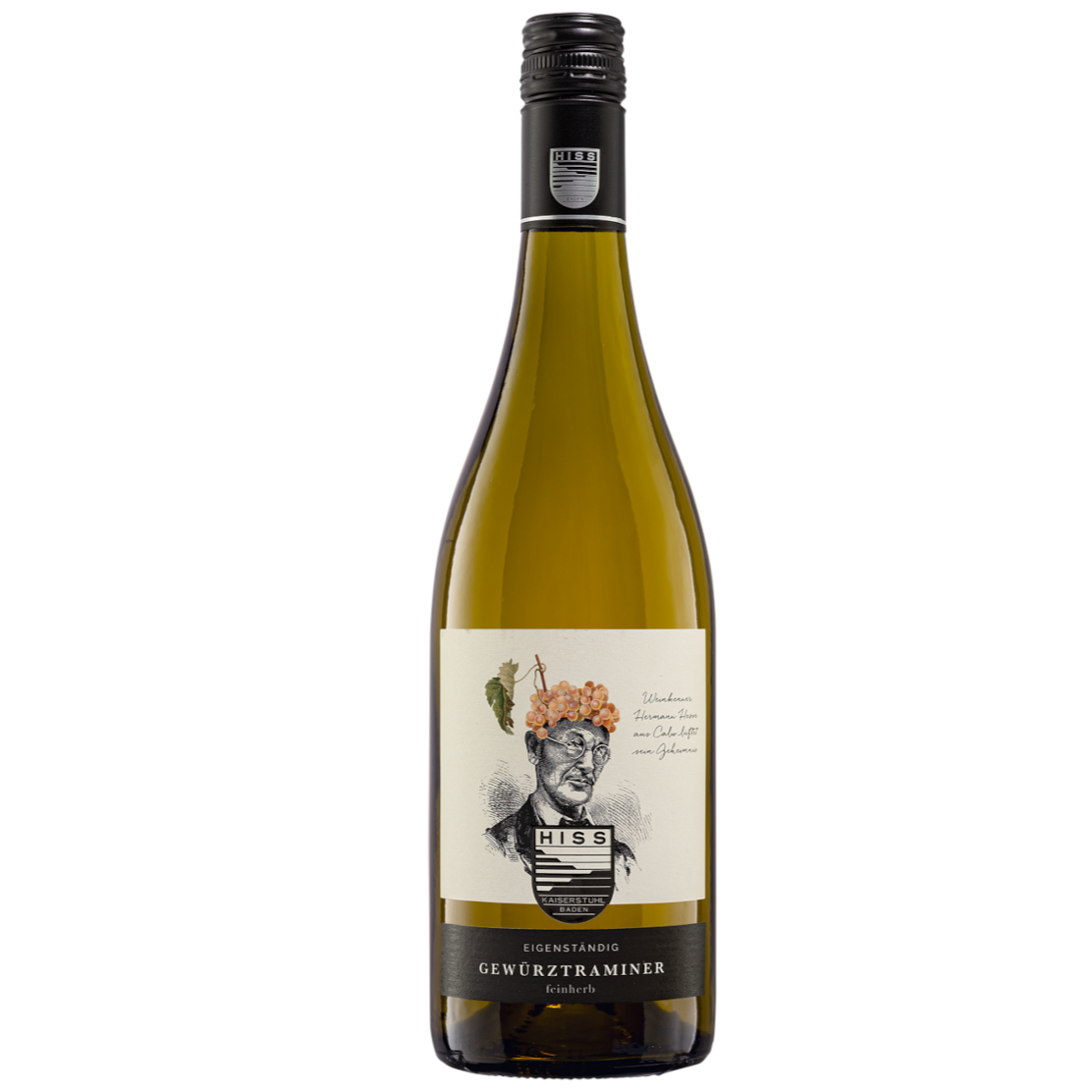 Gewürztraminer Weingut Hiss Kaiserstuhl Weinflasche