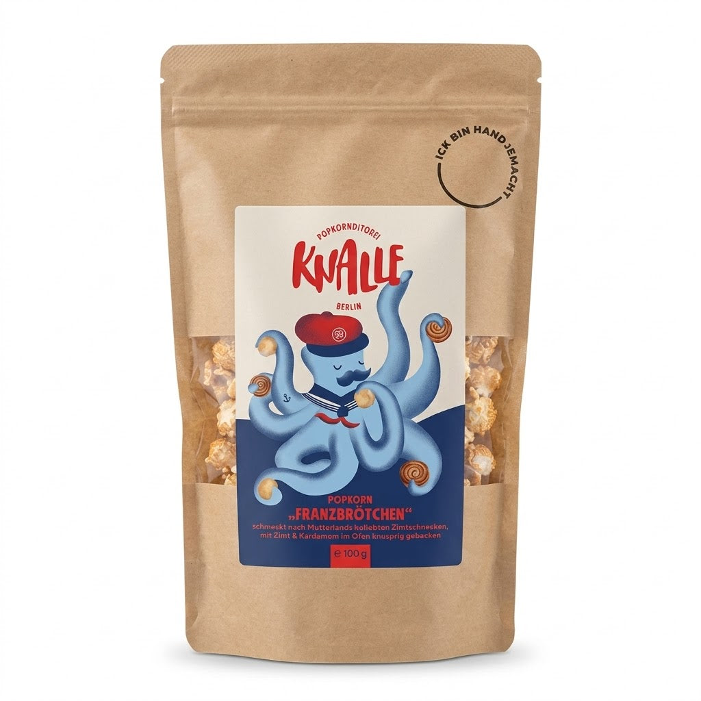 Knalle Popkorn Franzbrötchen