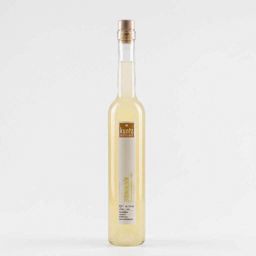 Zitronenlikör von Kuntz Destillerie 0,5L