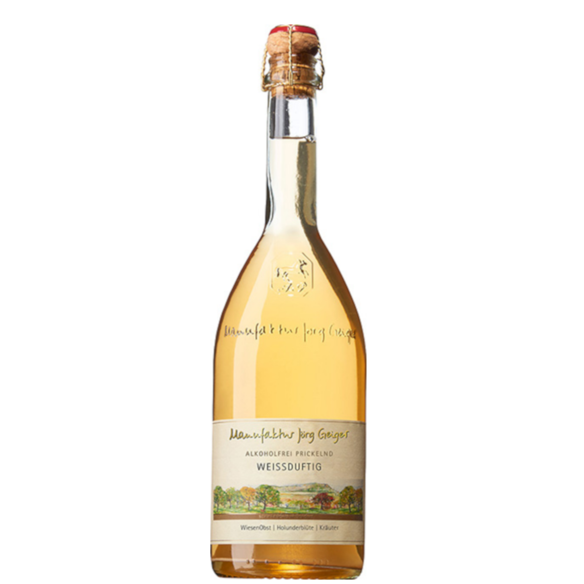 Weißduftig Manufaktur Jörg Geiger alkoholfreies Schaumgetränk 0,75l