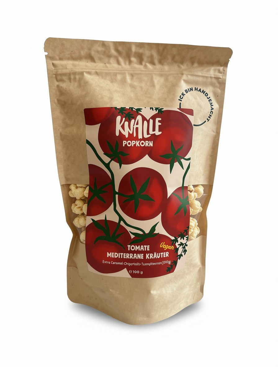 Knalle Popkorn Tomate Mediterne Kräuter